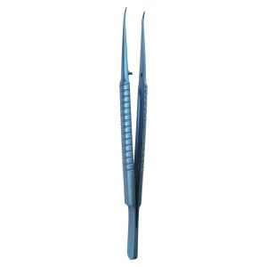 Medesy Tweezers Micro Surgical Curved Titanium 150mm