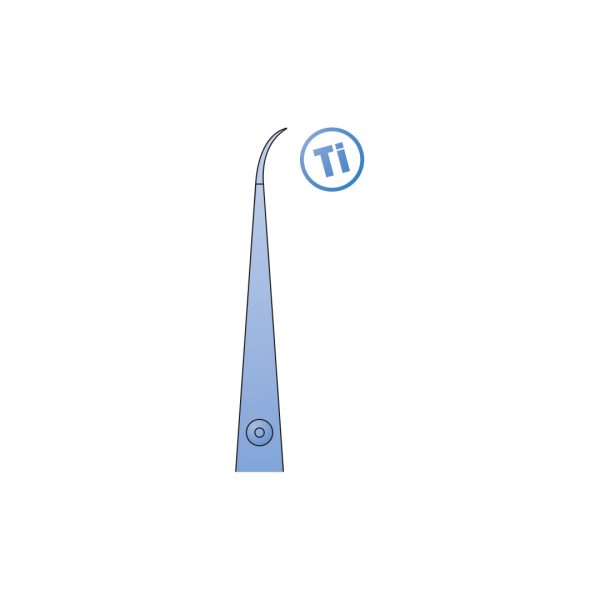 Medesy Tweezers Micro Surgical Curved Titanium 150mm