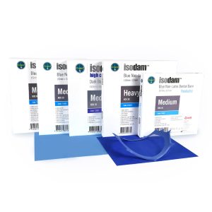 Ongard Isodam Non-Latex Dental Dam Heavy Light Blue 152mm x 152mm (20)