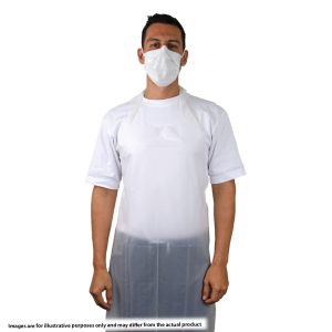 Sentry Owear Compostable Aprons White 81cm x 132cm (100)