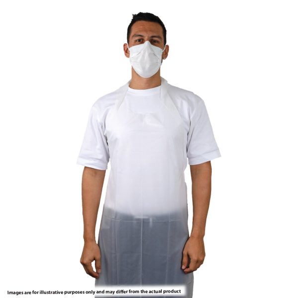 Sentry Owear Compostable Aprons White 81cm x 160cm (100) Sentry Owear Compostable Aprons White 81cm x 160cm (100)