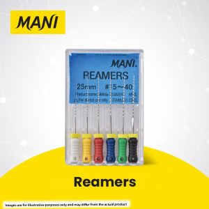 Mani Reamers 21mm No. 15-40 Assorted (6)
