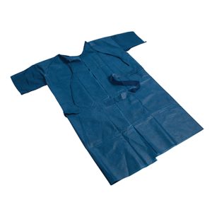 Multigate Patient Gowns Short Sleeve Bariatric Navy Blue Non-Sterile (30)